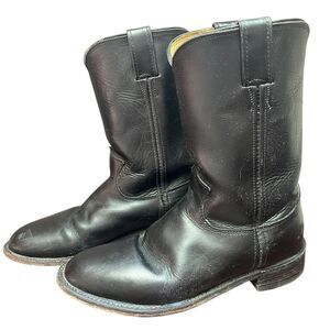 Chippewa 1901W67 Women’s Roper Leather Boots Motorcycle Western 8.5 Black USA